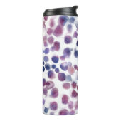 Bouteilles Isothermes Aquarelle Pointe Polka : Géométrique Sans Couleur. (Tourné sur la gauche)