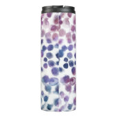 Bouteilles Isothermes Aquarelle Pointe Polka : Géométrique Sans Couleur. (Dos)