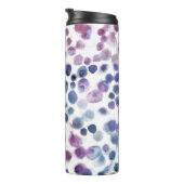 Bouteilles Isothermes Aquarelle Pointe Polka : Géométrique Sans Couleur. (Tourné sur la droite)