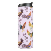 Bouteilles Isothermes Aquarelle Poulets OEufs Poules Barnyard Poules pou (Tourné sur la gauche)