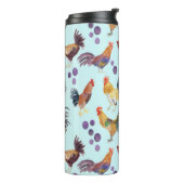 Bouteilles Isothermes Aquarelle Poulets OEufs Poules Barnyard Poules vio (Tourné sur la gauche)
