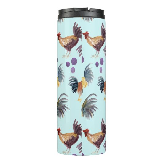 Bouteilles Isothermes Aquarelle Poulets OEufs Poules Barnyard Poules vio (Dos)