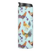 Bouteilles Isothermes Aquarelle Poulets OEufs Poules Barnyard Poules vio (Tourné sur la droite)