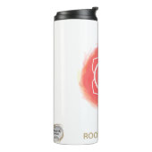 Bouteilles Isothermes *~ Aquarelle racine Chakra Symbole Intention (Tourné sur la gauche)