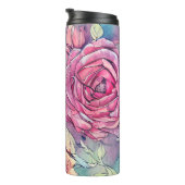 Bouteilles Isothermes Aquarelle rose (Tourné sur la droite)