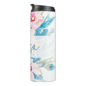 Bouteilles Isothermes Aquarelle rose et bleu (Tourné sur la droite)