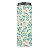 Bouteilles Isothermes aquarelle rose fleurs motif cool cadeau femme (Dos)