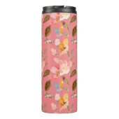 Bouteilles Isothermes Aquarelle rose monogramme (Dos)