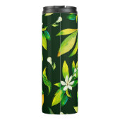 Bouteilles Isothermes Aquarelle transparente agrumes et pattes feuilles (Dos)