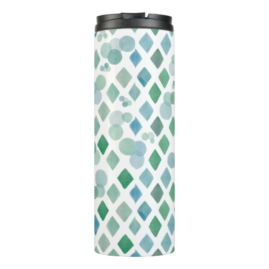 Bouteilles Isothermes Aquarelle transparente sur un arrière - plan blanc (Dos)