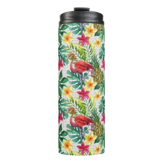 Bouteilles Isothermes Aquarelle tropicale (Devant)