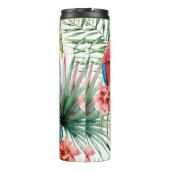 Bouteilles Isothermes Aquarelle tropicale sans coutures motif avec perro (Dos)