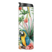 Bouteilles Isothermes Aquarelle tropicale sans coutures motif avec perro (Tourné sur la droite)