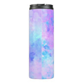 Bouteilles Isothermes Aquarelle violette et turquoise (Dos)