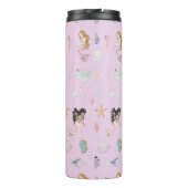 Bouteilles Isothermes Aquarelle Whimsical Mermaids Monogramme (Dos)