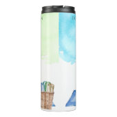 Bouteilles Isothermes Aquarelle Yoga Voyage Mug (Dos)