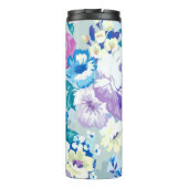 Bouteilles Isothermes Aquarelles colorées fleurs d'été motif (Dos)