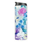 Bouteilles Isothermes Aquarelles colorées fleurs d'été motif (Tourné sur la droite)