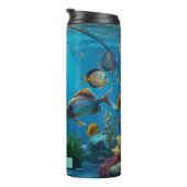 Bouteilles Isothermes Aquarium moderne Fish Tank Nom Customisé (Tourné sur la droite)