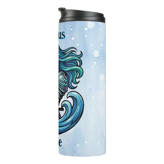 Bouteilles Isothermes Aquarius Traits, Dates and Energy | Personalized (Tourné sur la droite)