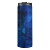 Bouteilles Isothermes Aquarius Zodiac Constellation Blue Galaxy Monogram (Dos)