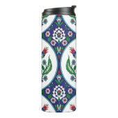 Bouteilles Isothermes arabique turque, fleurs de tulipe, motif sans cout (Tourné sur la gauche)