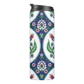 Bouteilles Isothermes arabique turque, fleurs de tulipe, motif sans cout (Tourné sur la droite)