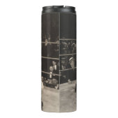 Bouteilles Isothermes Arbitre comptant sur boxer en boxe, vintage (Dos)