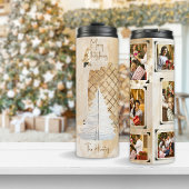 Bouteilles Isothermes Arbre de Noël blanc Golden 6 Modèles photo