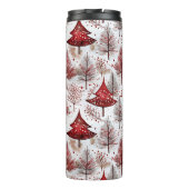 Bouteilles Isothermes Arbre de Noël blanc rouge Motif #4 ID1009 (Dos)