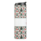 Bouteilles Isothermes Arbre de Noël, cadeaux, sucre de canne (Tourné sur la gauche)