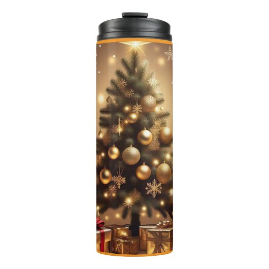 Bouteilles Isothermes "Arbre de Noël de Merveilleuse" (Devant)