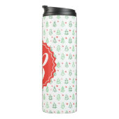 Bouteilles Isothermes Arbre de Noël rouge et vert (Tourné sur la droite)