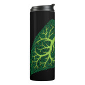 Bouteilles Isothermes Arbre de poumon (Tourné sur la gauche)