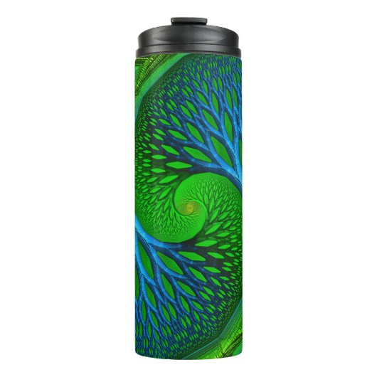 Bouteilles Isothermes Arbre de Vie Spirale Fractale (Devant)