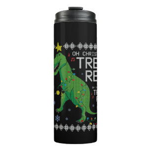 Bouteilles Isothermes Arbre Rex laide de Noël Dino T-rex Funny O