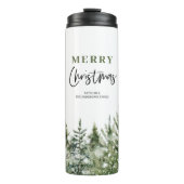 Bouteilles Isothermes Arbre vert de Noël | Joyeux Noël (Devant)