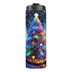 Bouteilles Isothermes Arbres de Noël 3D scintillants