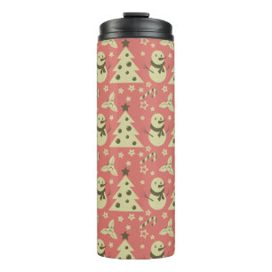 Bouteilles Isothermes Arbres de Noël rétro sucre de canne étoile aux bai