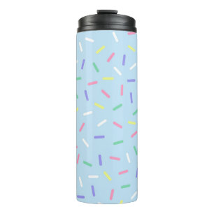 Bouteilles Isothermes Arc-en-ciel bleu arrose confetti amusant coloré