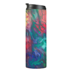 Bouteilles Isothermes Arc-en-ciel Boug coloré Tumbler thermique Boho