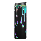 Bouteilles Isothermes Arc-en-ciel holographique drix métal (Tourné sur la gauche)