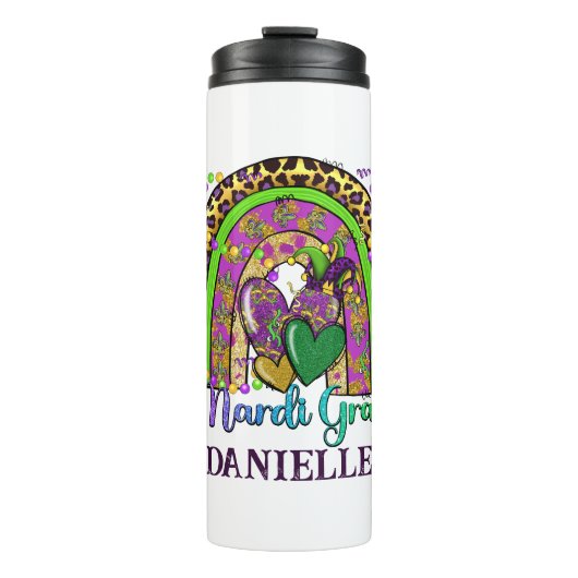 Bouteilles Isothermes Arc-en-ciel Mardi Gras Thermal Tumbler (Devant)