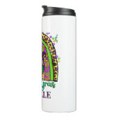 Bouteilles Isothermes Arc-en-ciel Mardi Gras Thermal Tumbler (Tourné sur la droite)