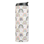 Bouteilles Isothermes Arc-en-ciel pastel mignon (Tourné sur la gauche)