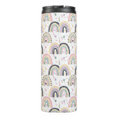 Bouteilles Isothermes Arc-en-ciel pastel mignon (Dos)