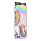 Bouteilles Isothermes Arc-en-ciel Unicorn Tumbler - Sip the Magic (Tourné sur la droite)
