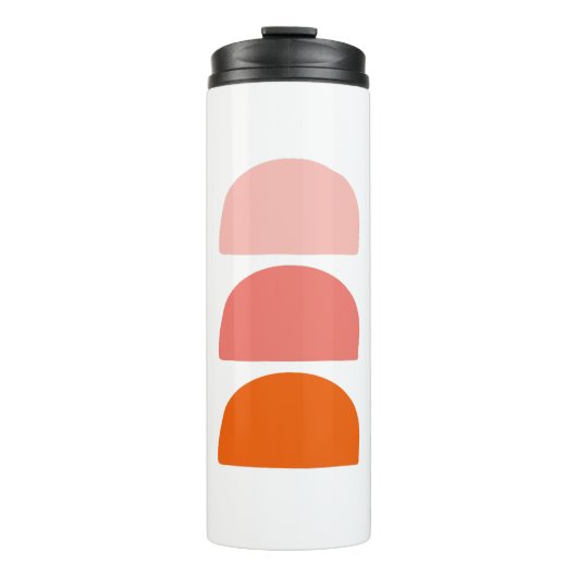 Bouteilles Isothermes Arcs Corail rose Orange (Devant)