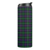 Bouteilles Isothermes Argyll District Tartan avec monogramme / initiales (Tourné sur la gauche)