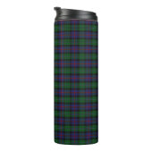 Bouteilles Isothermes Argyll District Tartan avec monogramme / initiales (Tourné sur la droite)
